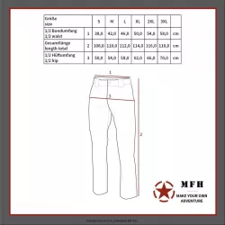 Softšelové vodeodolné nohavice MFH Allround, 3-vrstvový laminát