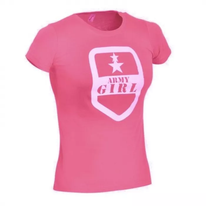Reintex dámske bavlnené tričko s potlačou ARMY GIRL