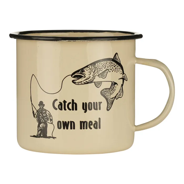 Fosco Industries CATCH YOUR OWN MEAL smaltovaný hrnček 500ml