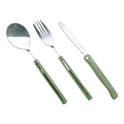 Fosco Industries 3-dielny skladací príbor + nylonové puzdro