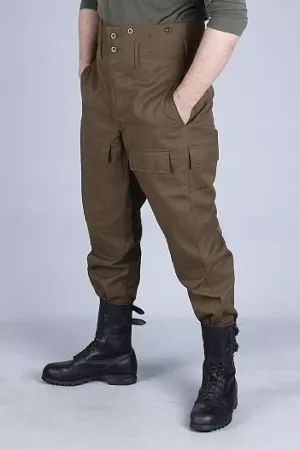 Nohavice vzor 85, vyšší pás – originál maskáče ČSĽA, nové