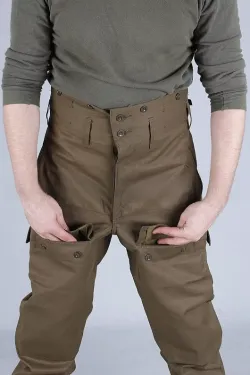 Nohavice vzor 85, vyšší pás – originál maskáče ČSĽA, nové