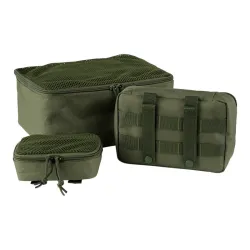 101 Inc puzdro MOLLE ORGANIZER SET 3ks - RANGER GREEN