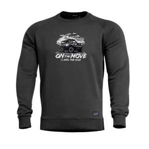 Pentagon HAWK SWEATER "On The Move" mikina s potlačou