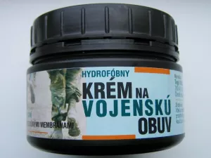 Hydrofóbny krém na obuv, 250g - ČIERNY
