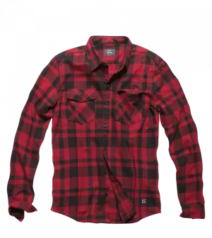 Vintage Industries flanelová košeľa AUSTIN