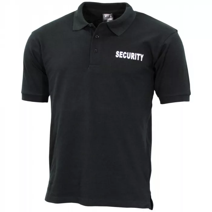 MFH SECURITY - POLO tričko - ČIERNA