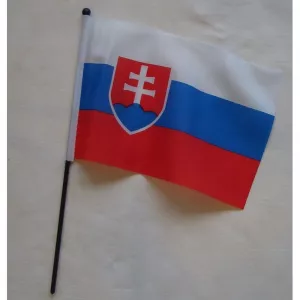 Zástava - vlajka SLOVENSKO, 16x23cm