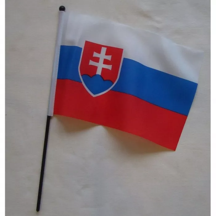 Zástava - vlajka SLOVENSKO, 16x23cm