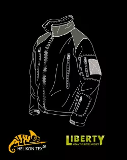 Helikon-Tex flisová bunda LIBERTY - dvojitý flis 390g