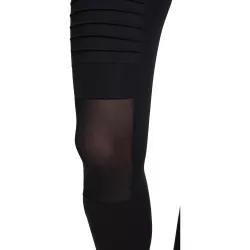 Urban Classics Ladies Tech Mesh Biker Leggings - ČIERNA