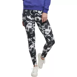 Urban Classics Ladies Tie Dye Leggings - ČIERNO-BIELA