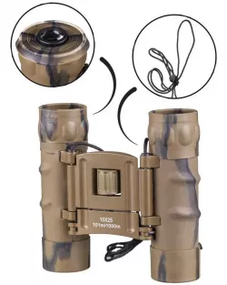 Mil-Tec GEN.II skladací ďalekohľad binocular 10x25