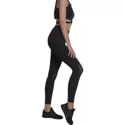 Urban Classics Ladies Tech Mesh Biker Leggings - ČIERNA