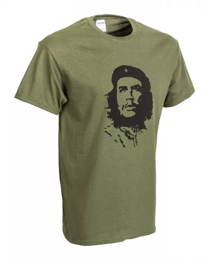 Tričko CHE GUEVARA, krátky rukáv  - OLIVA