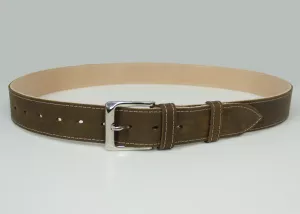 Reintex kožený opasok, dvojvrstvový - HNEDÁ