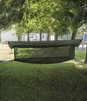 Mil-tec US CANVAS JUNGLE HAMMOCK hamaka s moskytierou - OLIVA