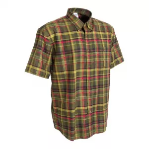 M-Tramp klasická károvaná košeľa s krátkym rukávom