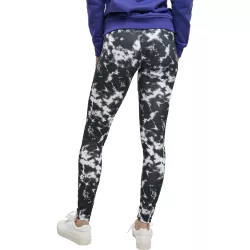 Urban Classics Ladies Tie Dye Leggings - ČIERNO-BIELA