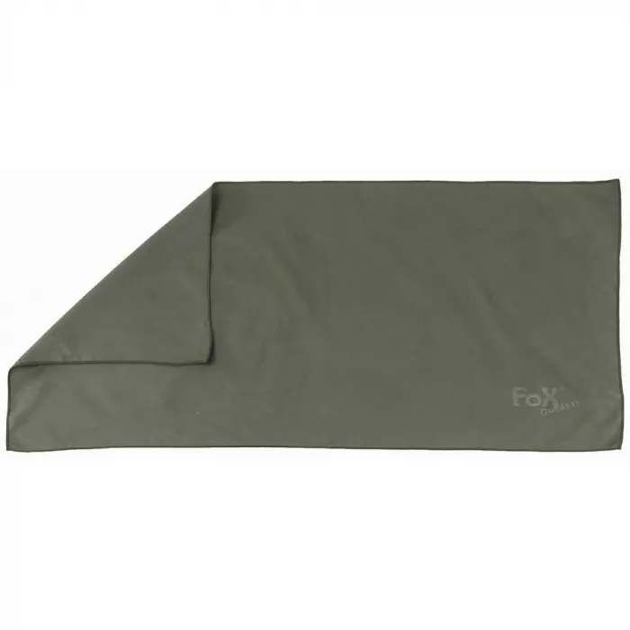 Fox Outdoor Travel Towel rychloschnúci uterák - OLIVA