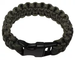 MFH náramok PARACORD - plastový klip, šírka 2,3cm