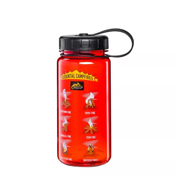 Helikon-Tex TRITAN BOTTLE Wide Mouth Campfires plastová fľaša 550 ml - ČERVENÁ