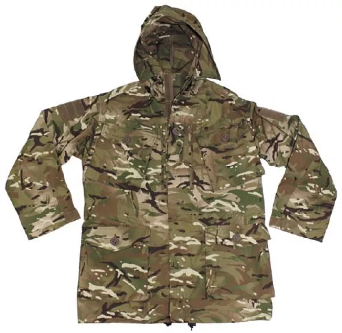 Britský kabát "WINDPROOF" - MTP camo - originál, NOVÝ