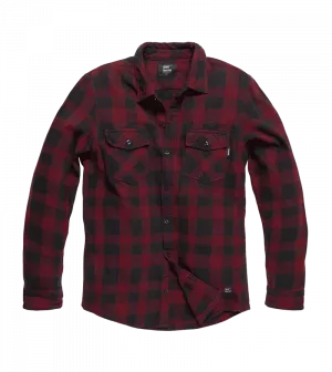 Vintage Industries flanelová košeľa GLOBE HEAVYWEIGHT