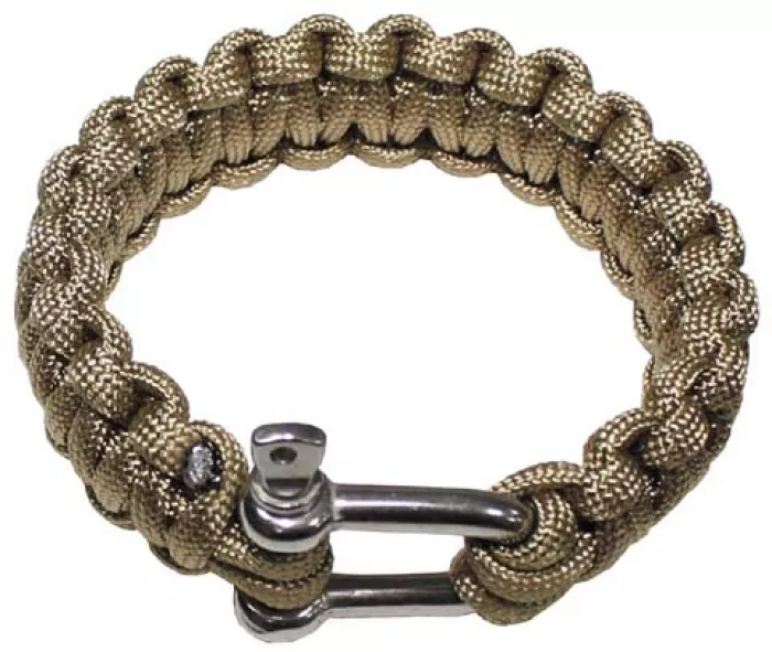 PARACORD - náramok, kovový zámok, šírka 2,3cm