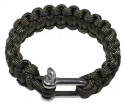 PARACORD - náramok, kovový zámok, šírka 2,3cm