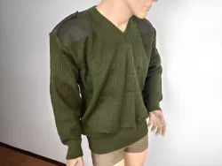 Sveter pletený - orig. TALIANSKO - OLIVA