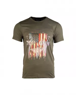Mil-Tec TOP GUN "USAF" tričko, krátky rukáv