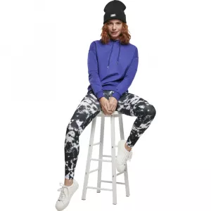 Urban Classics Ladies Tie Dye Leggings - ČIERNO-BIELA