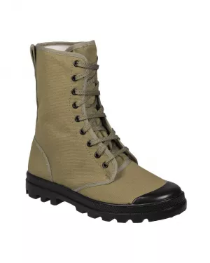 Mil-Tec FRENCH CANVAS COMMANDO BOOTS, textilné kanady - OLIVA